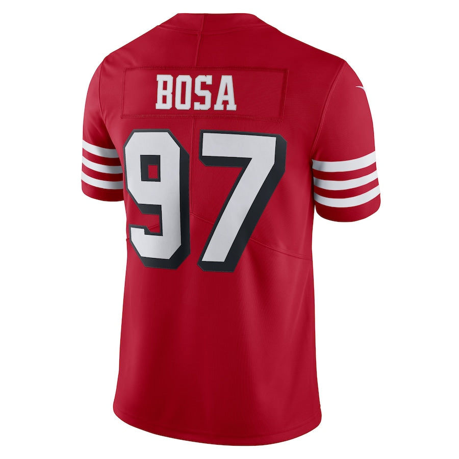 Nike Men's San Francisco 49ers Bosa #97 Limited Jersey–Gym Red