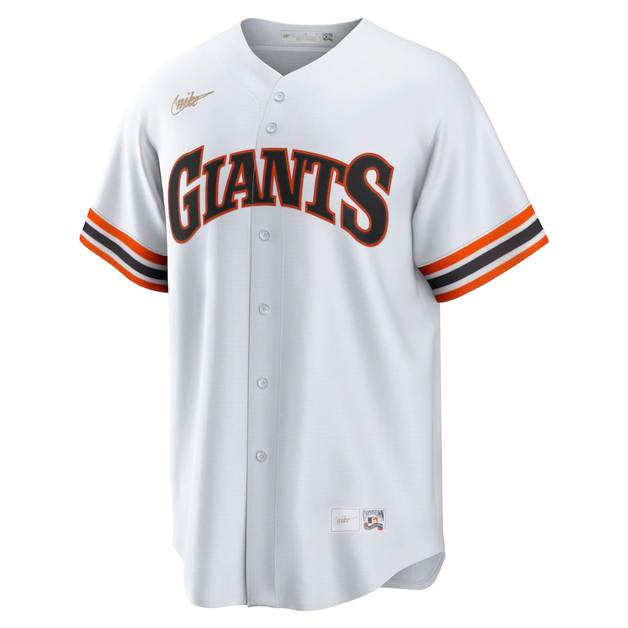 Nike San Francisco Giants White Home Cooperstown Collection Team Jersey