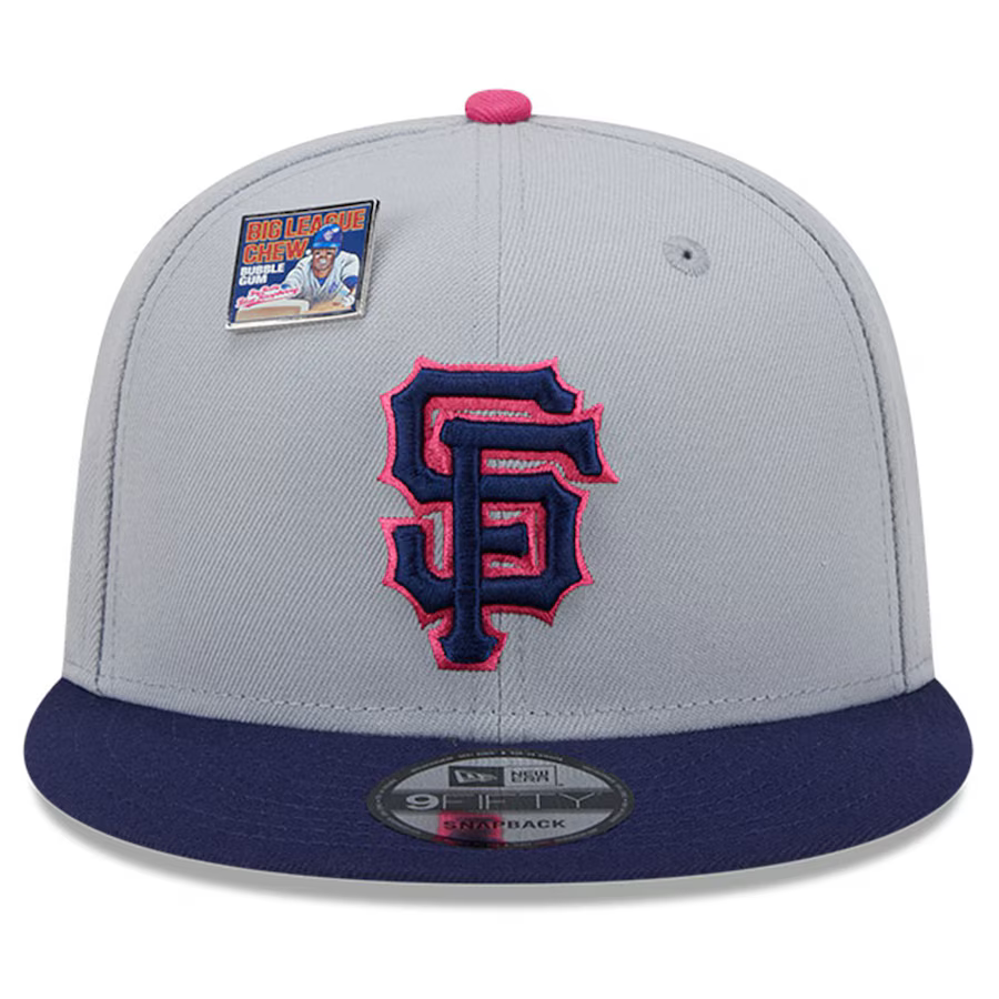 New Era San Francisco Giants Sox Raspberry Big League Chew Flavor Pack 9FIFTY Snapback Hat