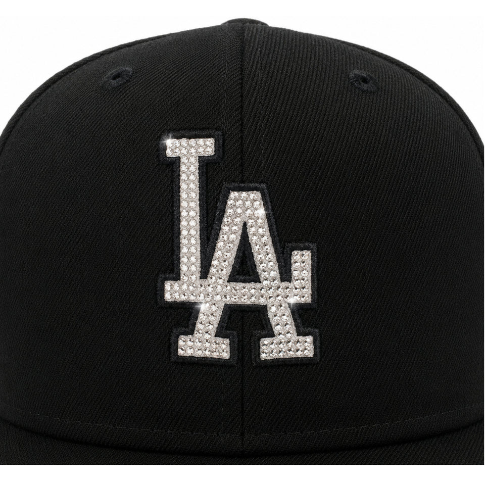 New Era Los Angeles Dodgers Rhinestone 59FIFTY Fitted Hat - Black