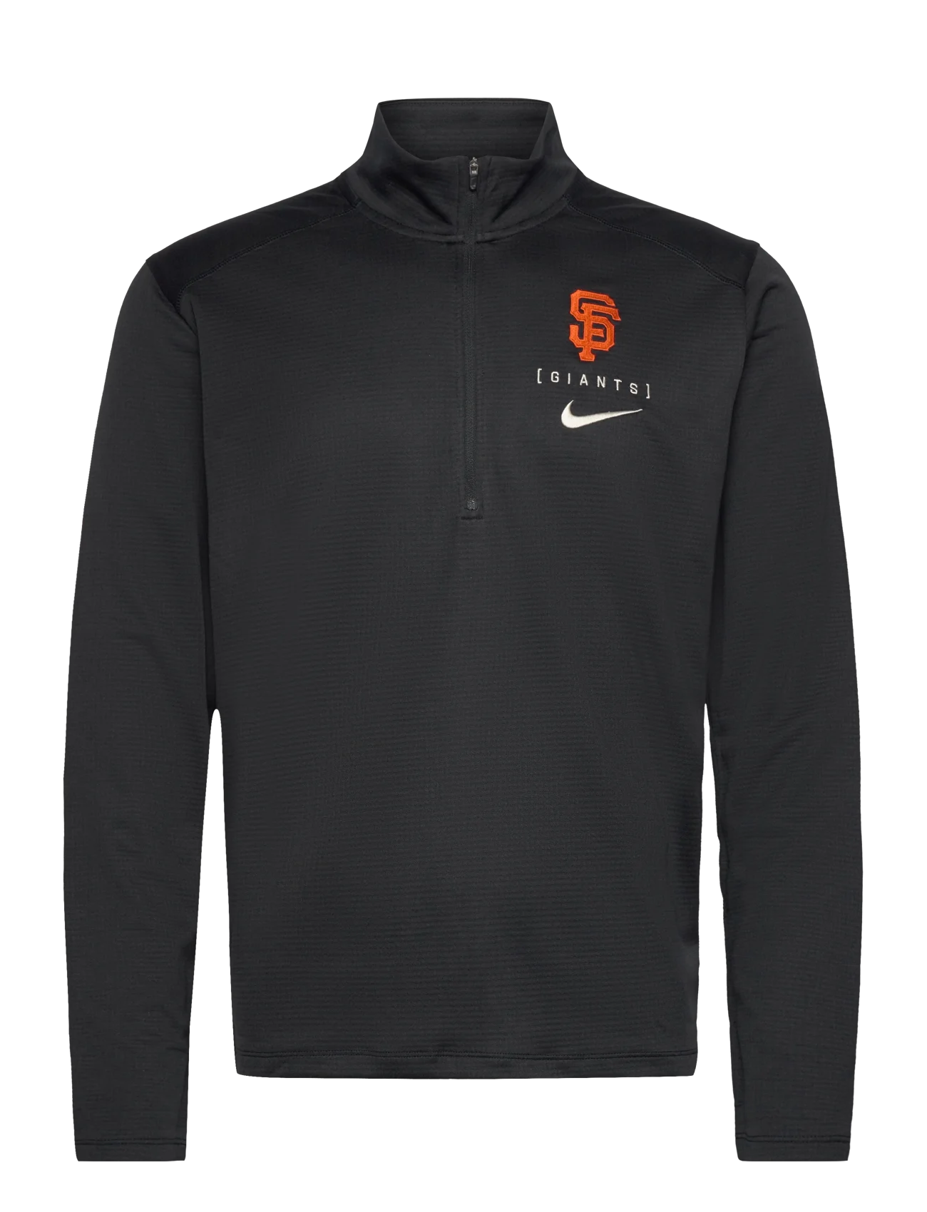 Nike San Francisco Giants Quarter-Zip Pullover Trainer- Black
