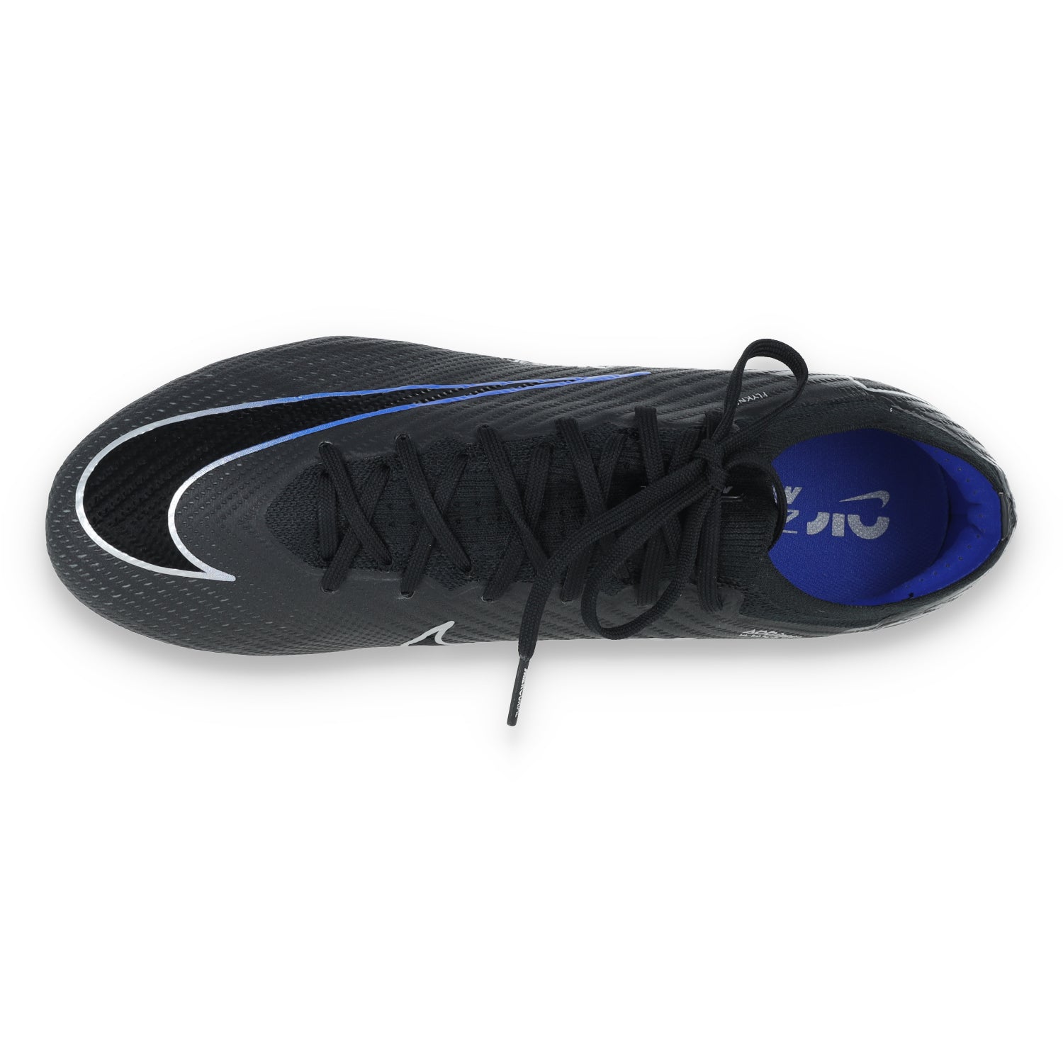 Nike Zoom Mercurial Vapor 15 Elite FG Firm Ground Soccer Cleats Black/blue