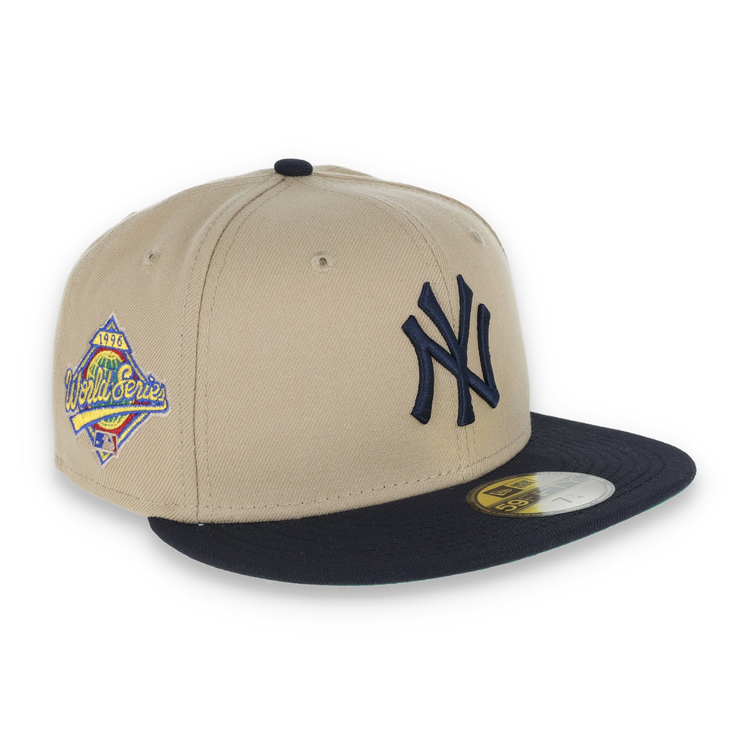 New Era New York Yankees 1996 World Series Patch 59FIFTY Fitted Khaki Hat
