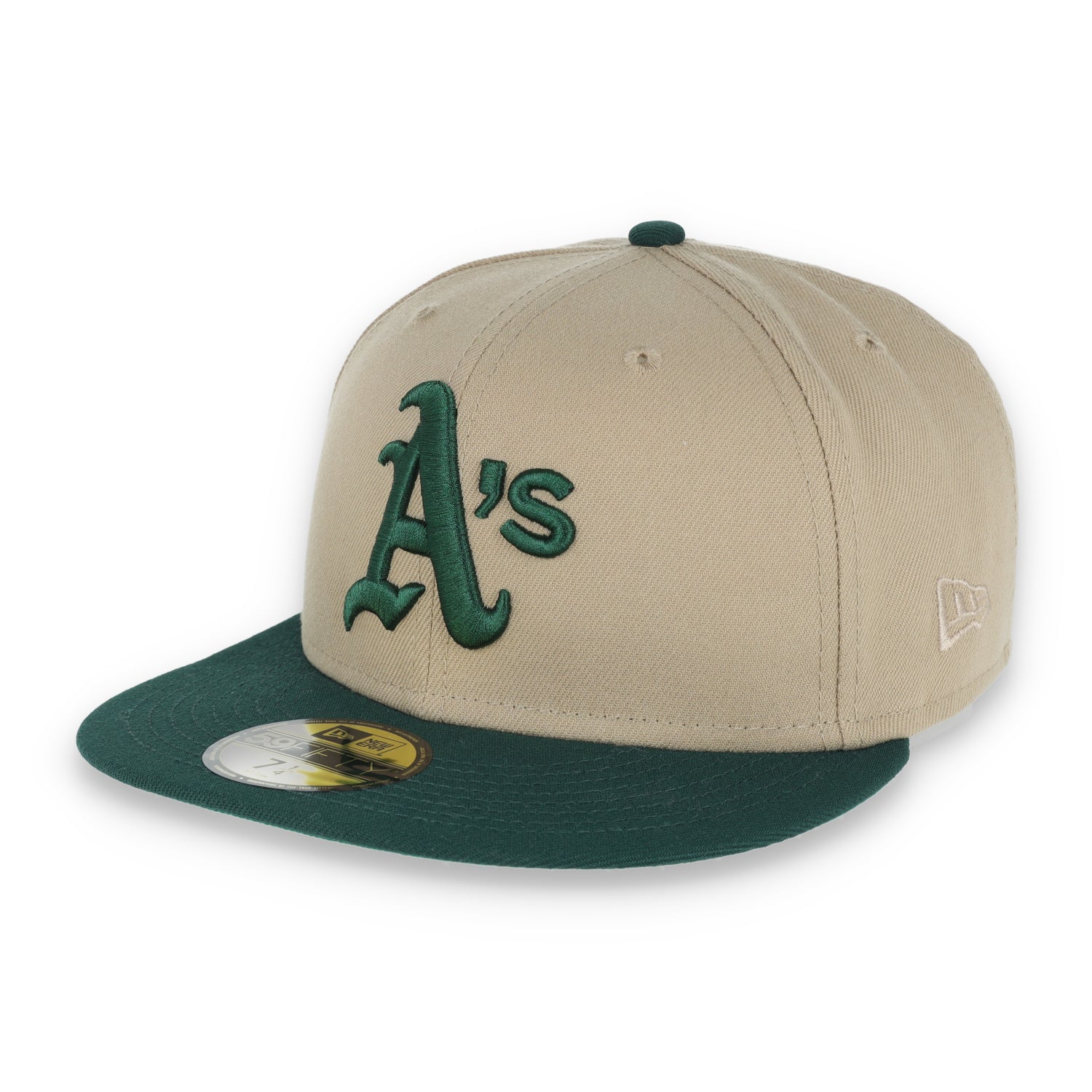 New Era Oakland Athletics 1989 Battle Of The Bay Side Patch 59Fifty Fitted Khaki Hat