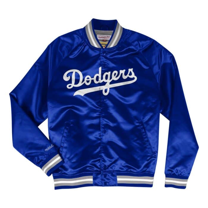 Mitchell & Ness Kids Los Angeles Dodgers Lightweight Full-Snap Jacket-Blue