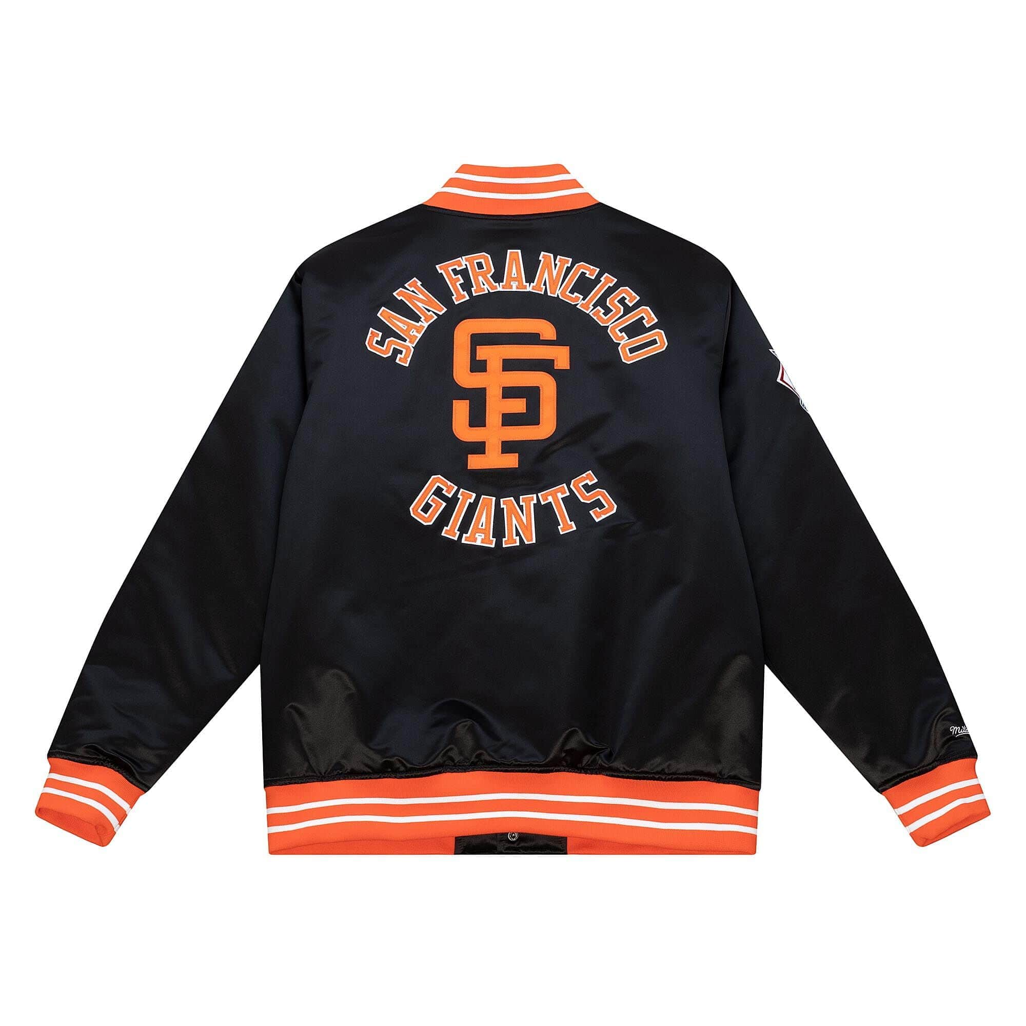 Mitchell & Ness Youth San Francisco Giants Heavyweight Full-Snap Jacket-Black