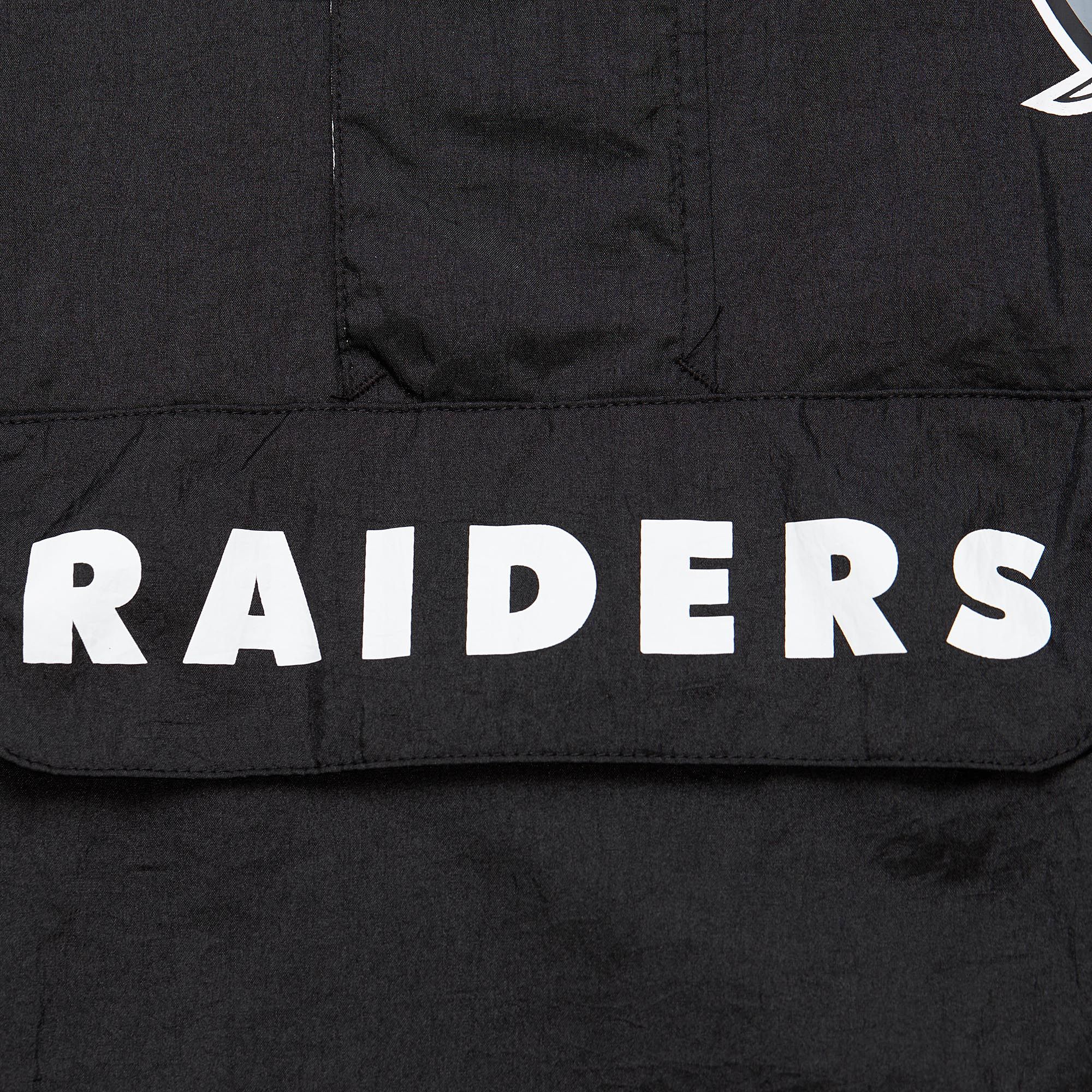 Mitchell & Ness Oakland Raiders Team OG 2.0 Anorak Windbreaker Vintage Logo Jacket