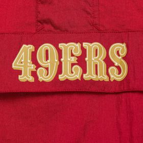 Mitchell & Ness Men's San Francisco 49ers Team OG 2.0 Anorak Windbreaker Vintage Logo Jacket