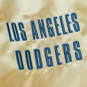 Mitchell & Ness Los Angeles Dodgers Team O.G Lightweight Satin Bomber Current Logo Jacket