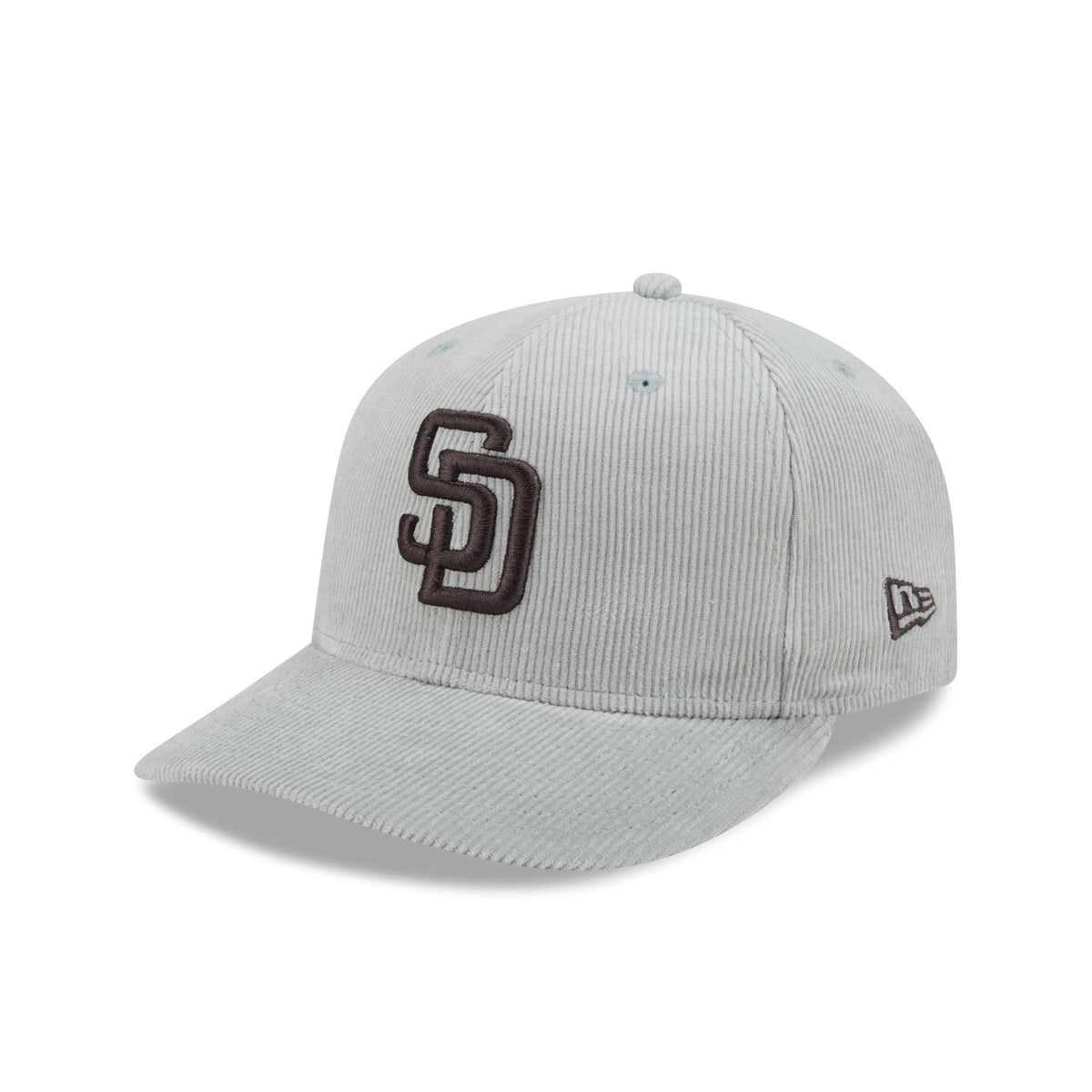 New Era San Diego Padres Corduroy 59FIFTY Fitted Hat - Grey