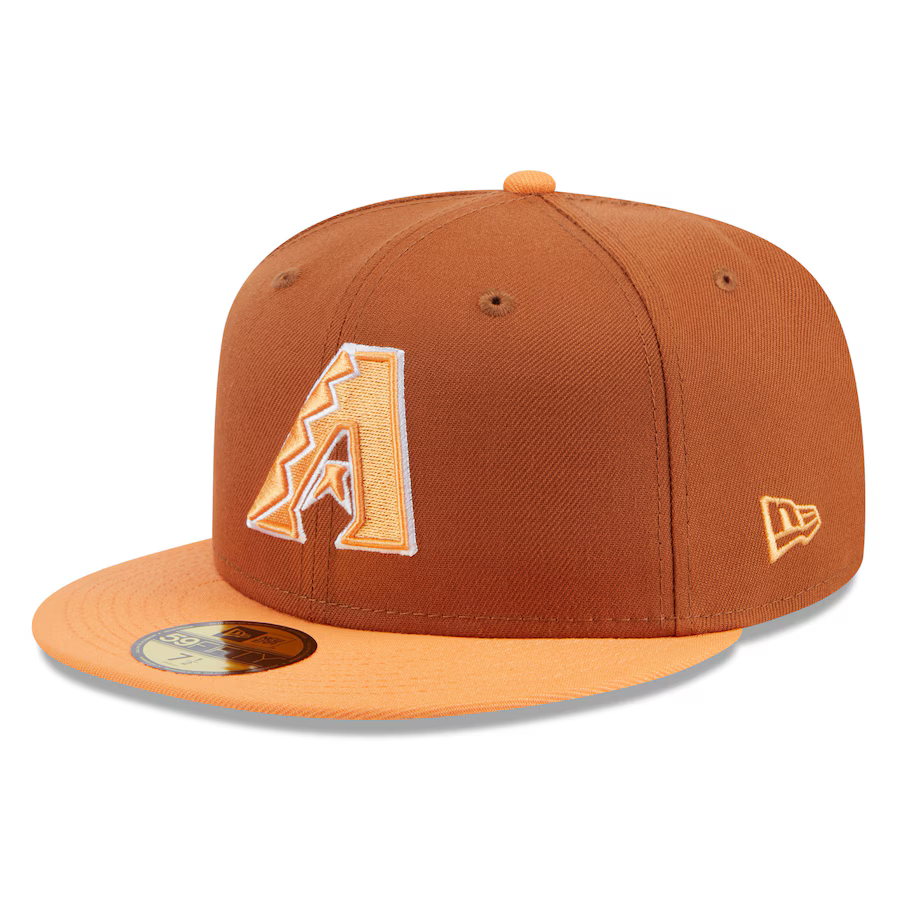 New Era Arizona Diamondbacks Color Pack 2-Tone 9FIFTY Snapback Hat-Brown/Orange