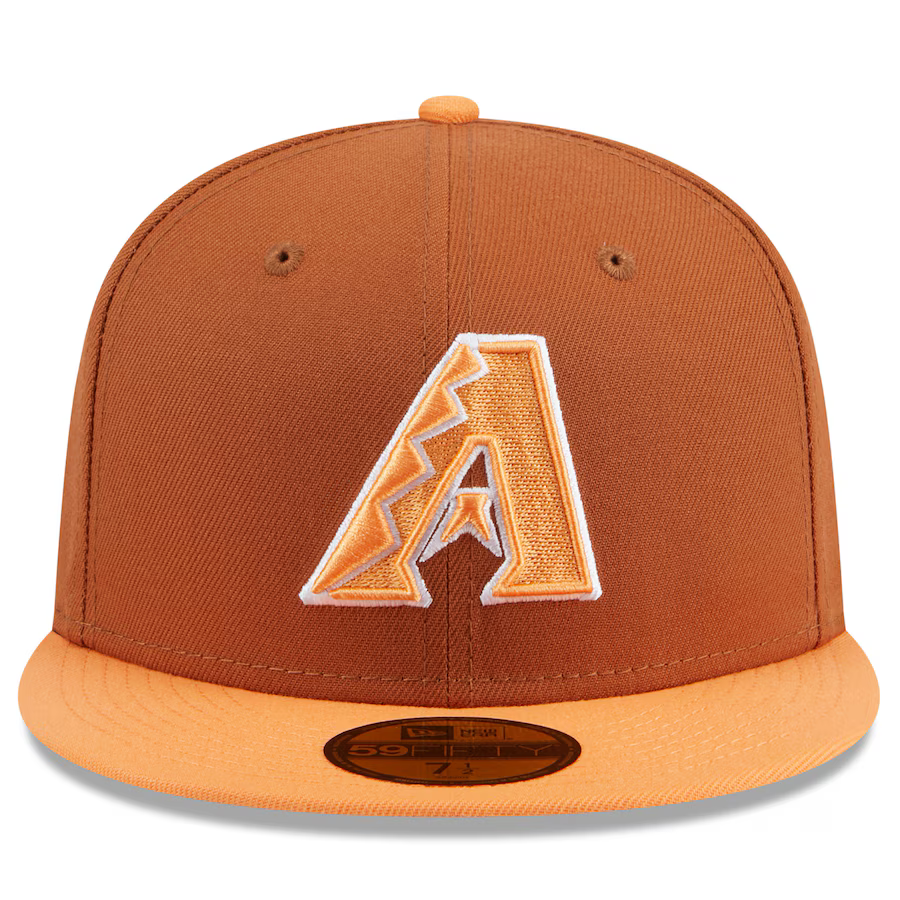 New Era Arizona Diamondbacks Color Pack 2-Tone 9FIFTY Snapback Hat-Brown/Orange