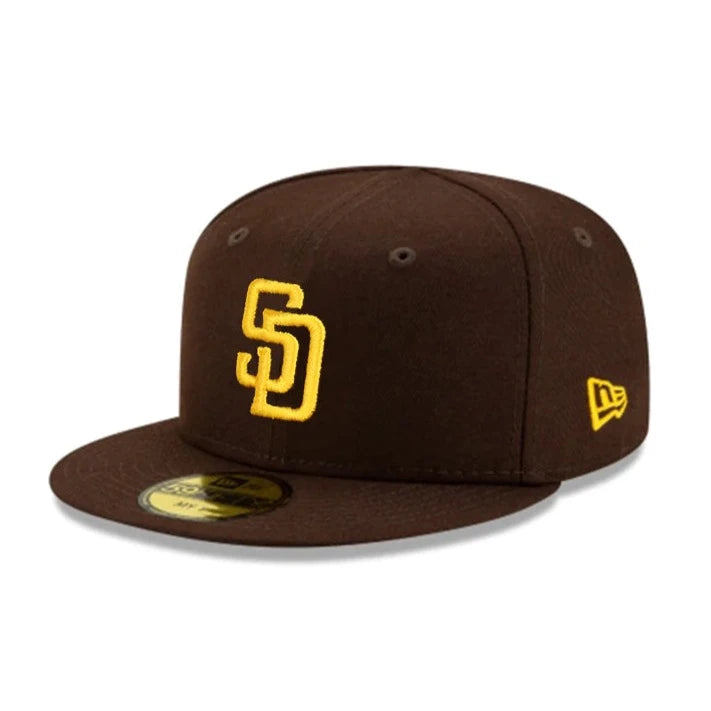 New Era Infant San Diego Padres My First 59FIFTY Fitted Hat-Brown