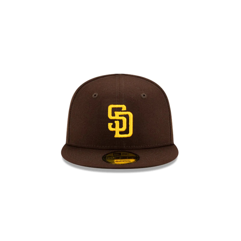 New Era Infant San Diego Padres My First 59FIFTY Fitted Hat-Brown