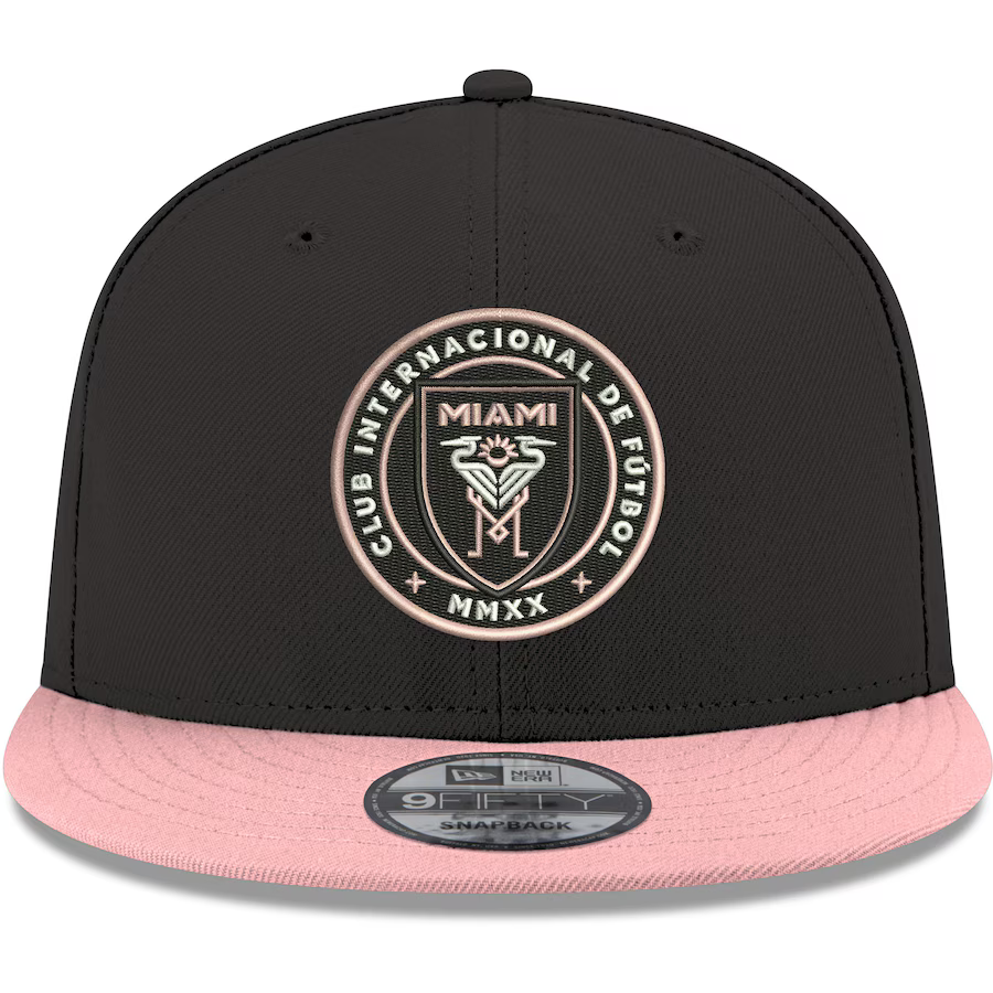 New Era Youth Inter Miami CF 9FIFTY Adjustable Snapback Hat -Black/Pink