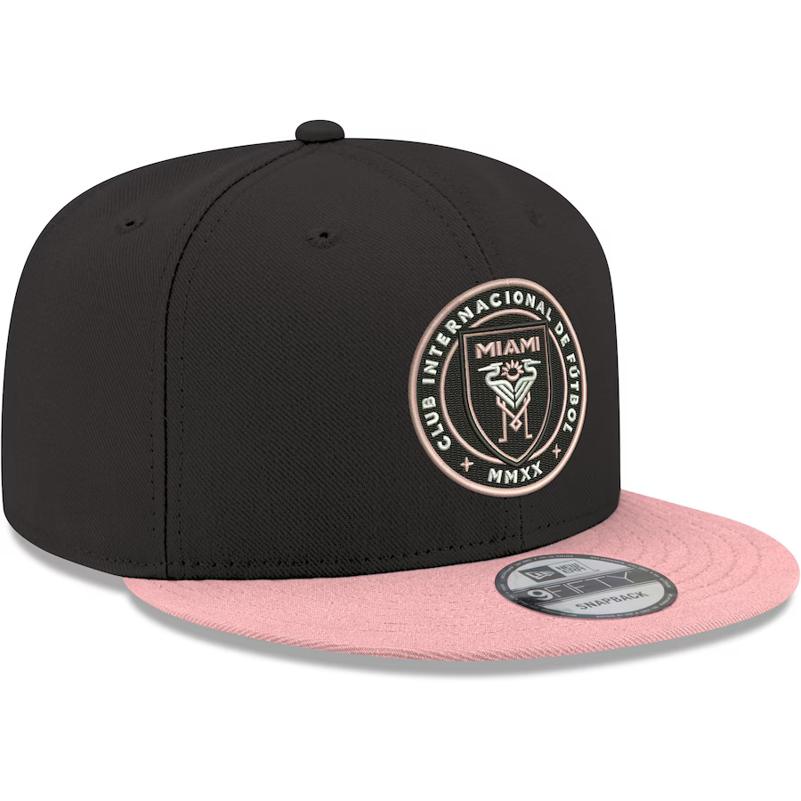 New Era Youth Inter Miami CF 9FIFTY Adjustable Snapback Hat -Black/Pink