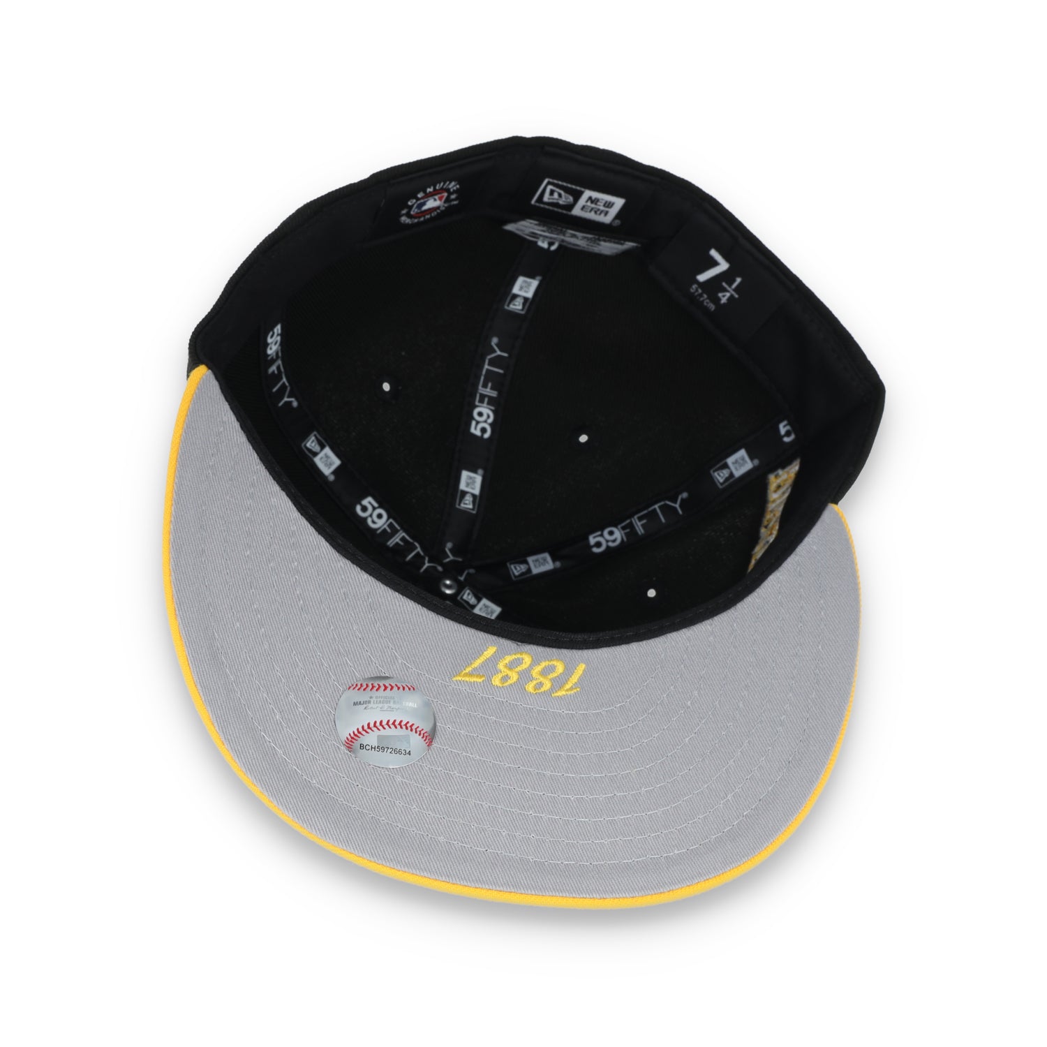 New Era Pittsburgh Pirates NL Central 59FIFTY fitted-Black/Yellow