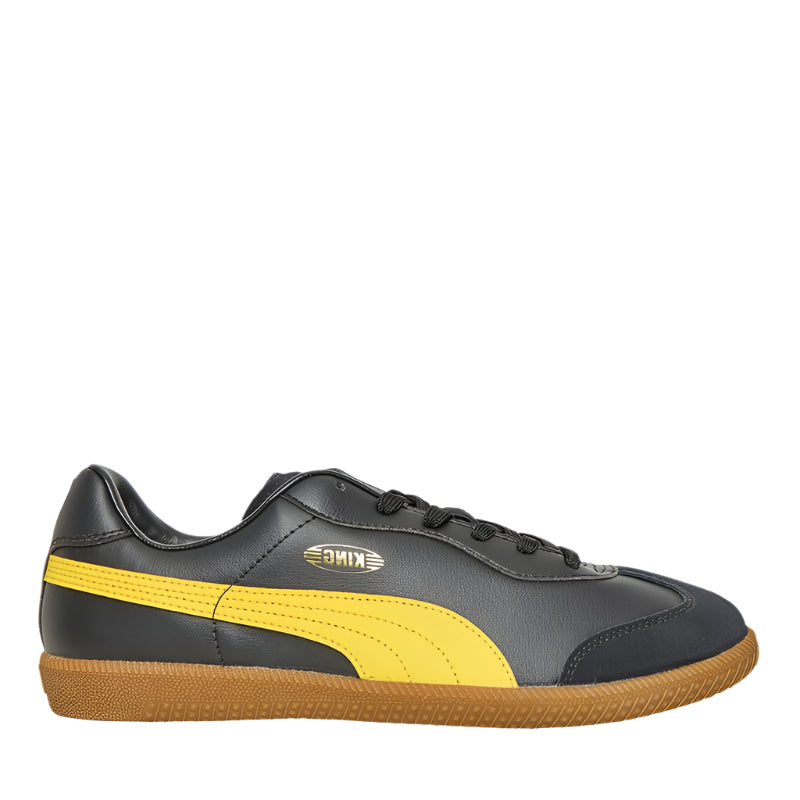 Puma King 21 IT-Black/Pele Yellow