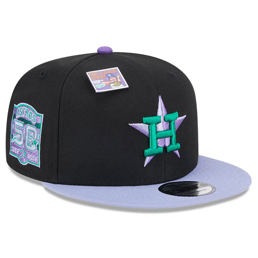 New Era Houston Astros Grape Big League Chew Flavor Pack 9FIFTY Snapback Hat