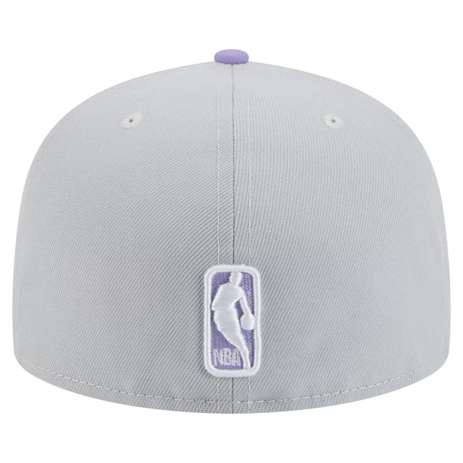 New Era Los Angeles Lakers 2-Tone Color Pack 59FIFTY Fitted Hat-Gray/Purple