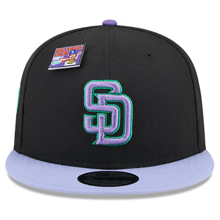 New Era San Diego Padres Grape Big League Chew Flavor Pack 9FIFTY Snapback Hat