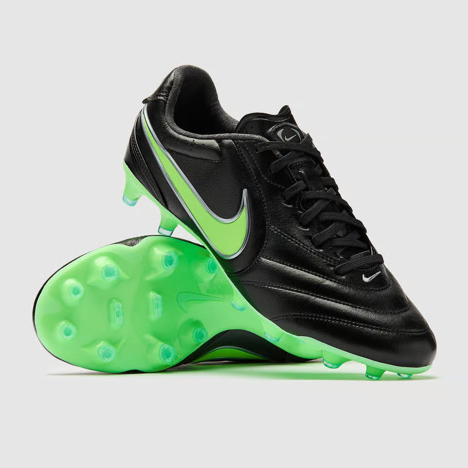 Nike Tiempo Ligera Pro FG- Black/illusion Green-black