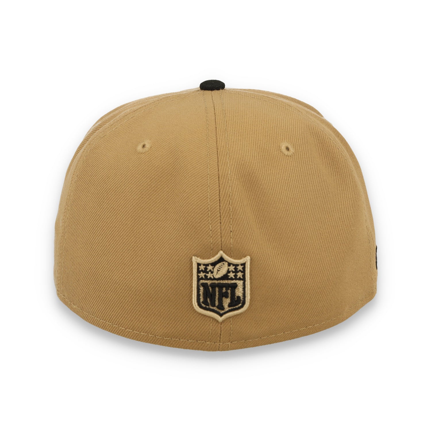 New Era Las Vegas Raiders Wordmark Side Patch 59FIFTY Fitted Hat-Camel