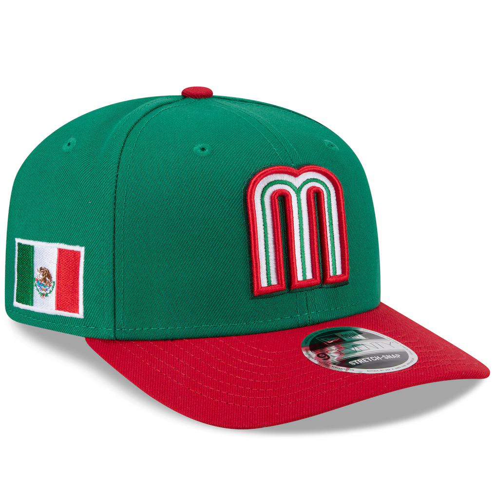 New Era Team Mexico 2026 World Baseball Classic 9SEVENTY Adjustable Hat - Green/Red
