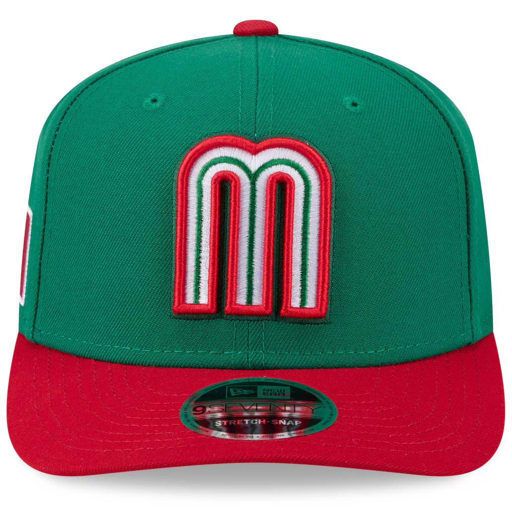 New Era Team Mexico 2026 World Baseball Classic 9SEVENTY Adjustable Hat - Green/Red