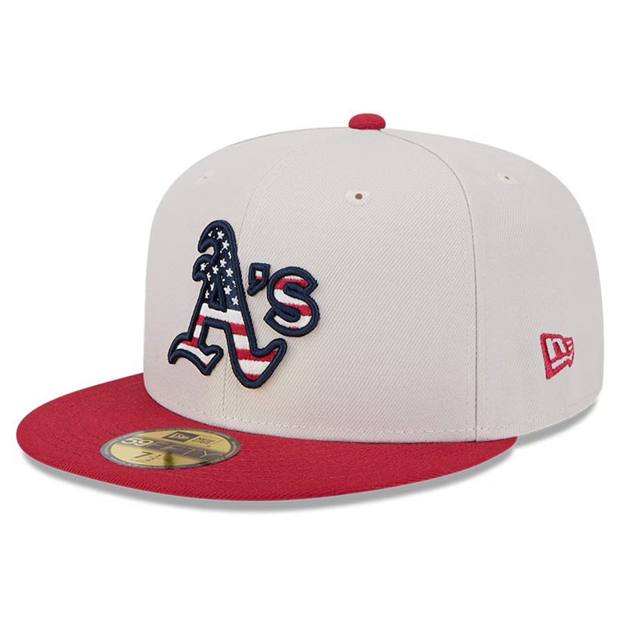 New Era Oakland Athletics Fourth of July 59FIFTY Fitted 2024