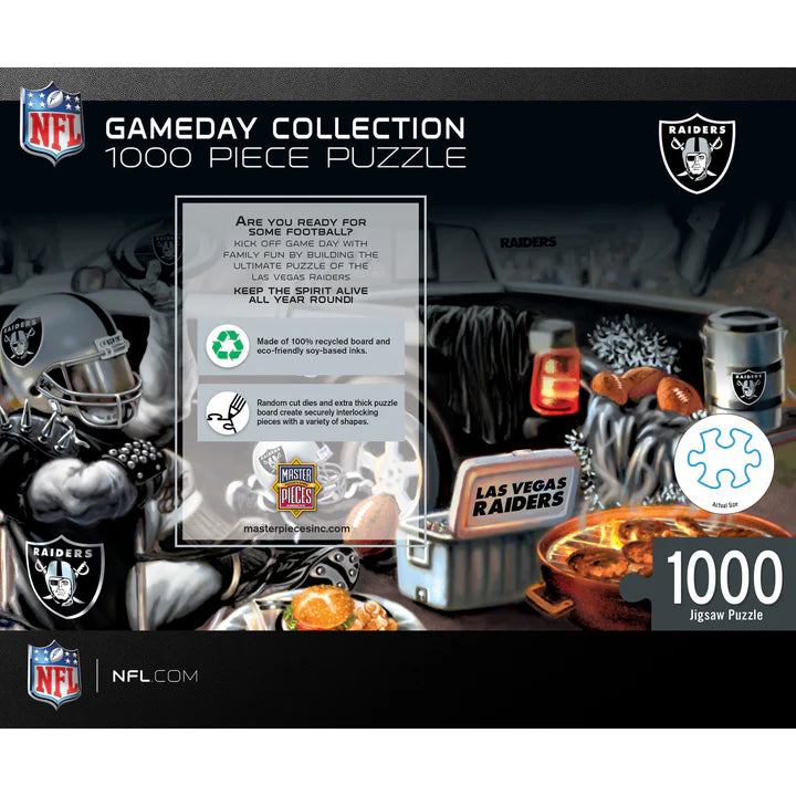 Las Vegas Raiders Gameday 1000 Piece Jigsaw Puzzle