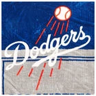 MLB Los Angeles Dodgers Super Soft Royal Plush Raschel Throw Blanket 60"x80"