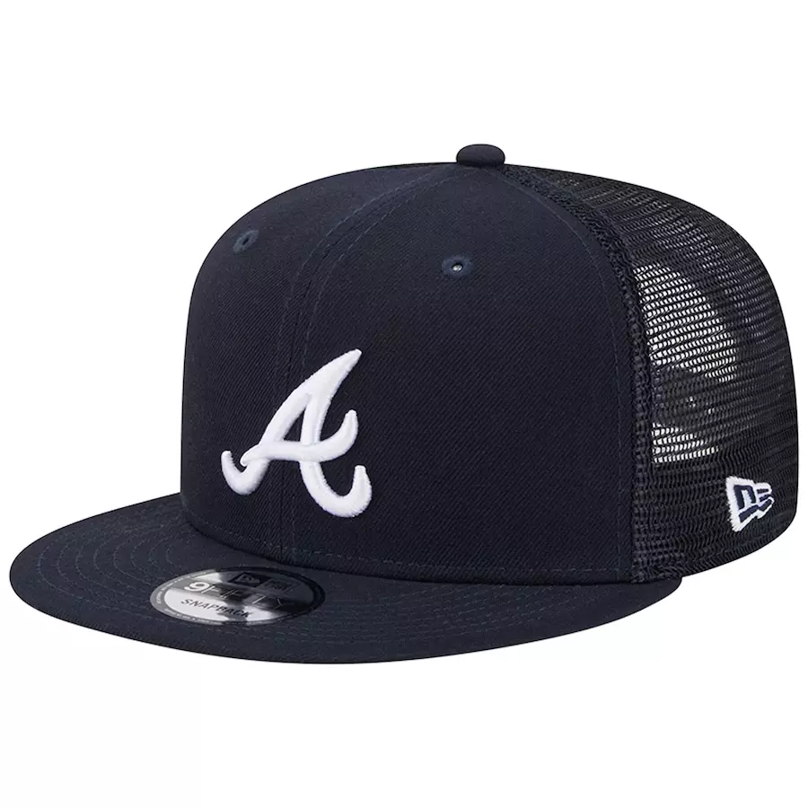 New Era Atlanta Braves 9FIFTY Trucker Snapback Hat