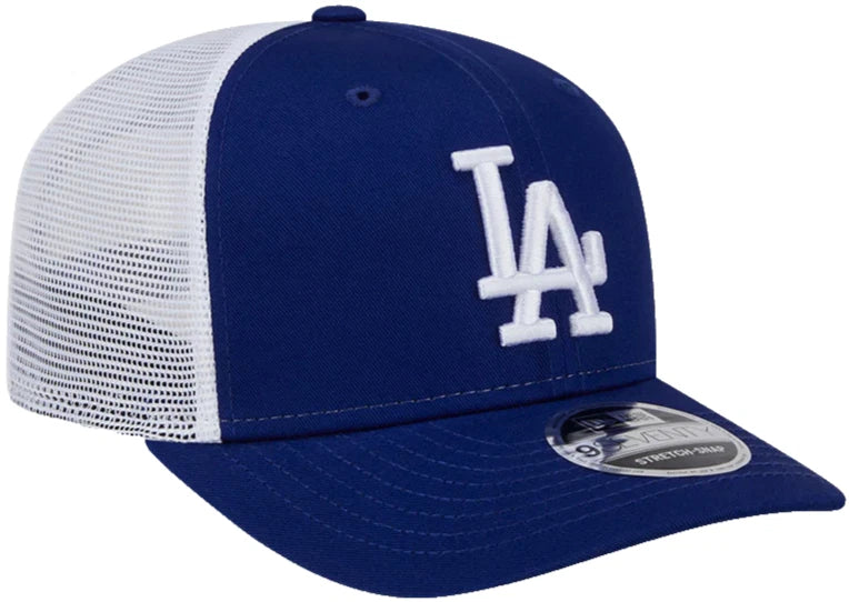 New Era Los Angeles Dodgers 9SEVENTY Trucker Adjustable Hat-Royal