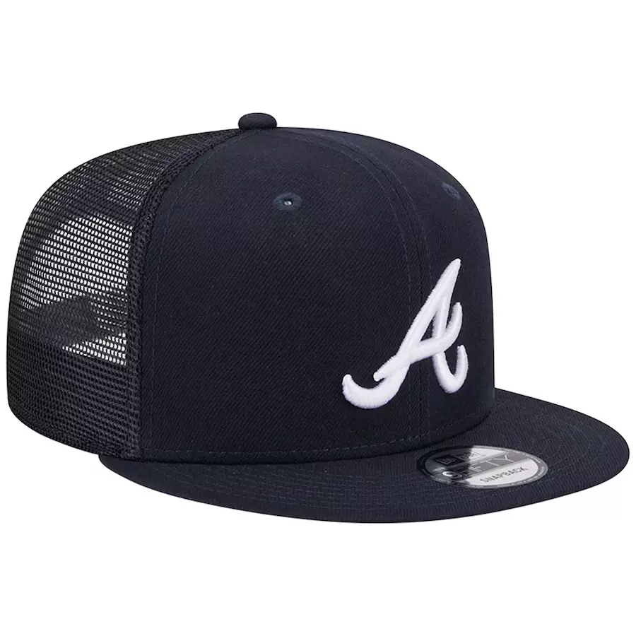 New Era Atlanta Braves 9FIFTY Trucker Snapback Hat