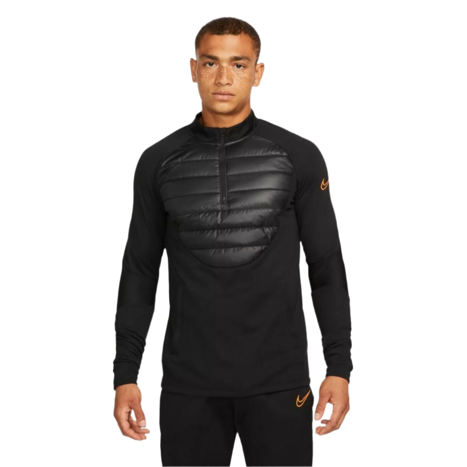 Nike Men's Therma-FIT Academy Winter Warrior Soccer Drill Top-Black