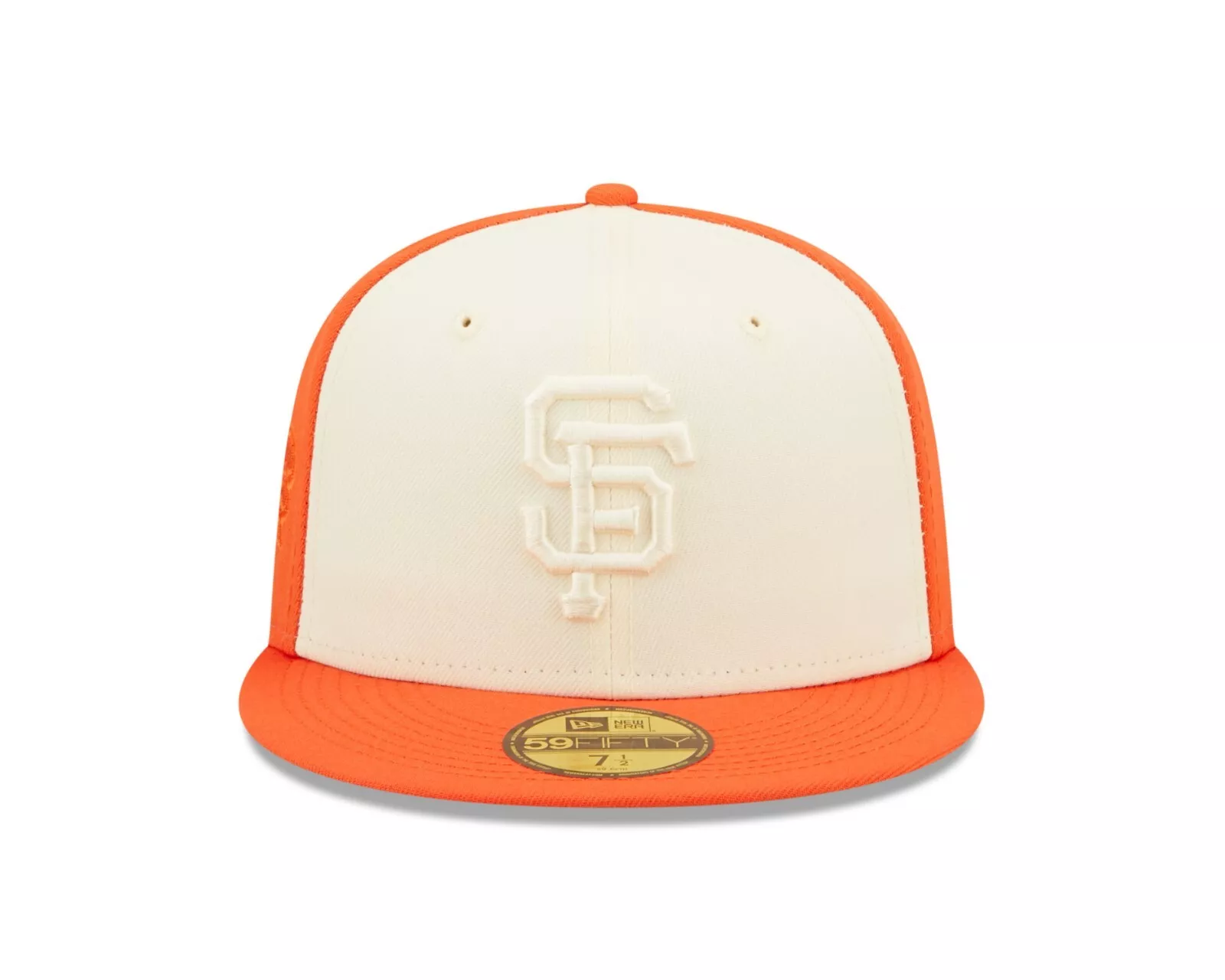 NEW ERA SAN FRANCISCO GIANTS 2-TONE 59FIFTY FITTED HAT-ORANGE/CREAM