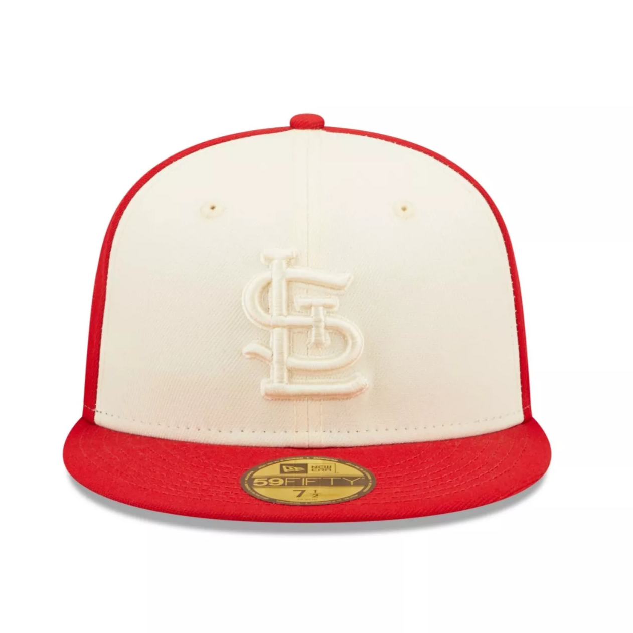 NEW ERA ST LOUIS CARDINALS 2-TONE 59FIFTY FITTED HAT- RED/CREAM
