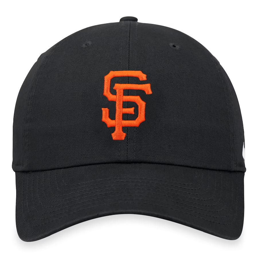 Nike San Francisco Giants Logo Heritage 86 Adjustable Hat-Black