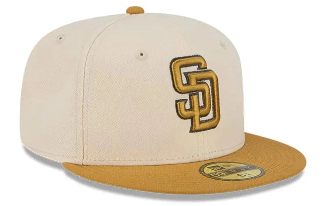 New Era San Diego Padres 2-Tone Color Pack 59FIFTY Fitted Hat-Light Beige/Khaki