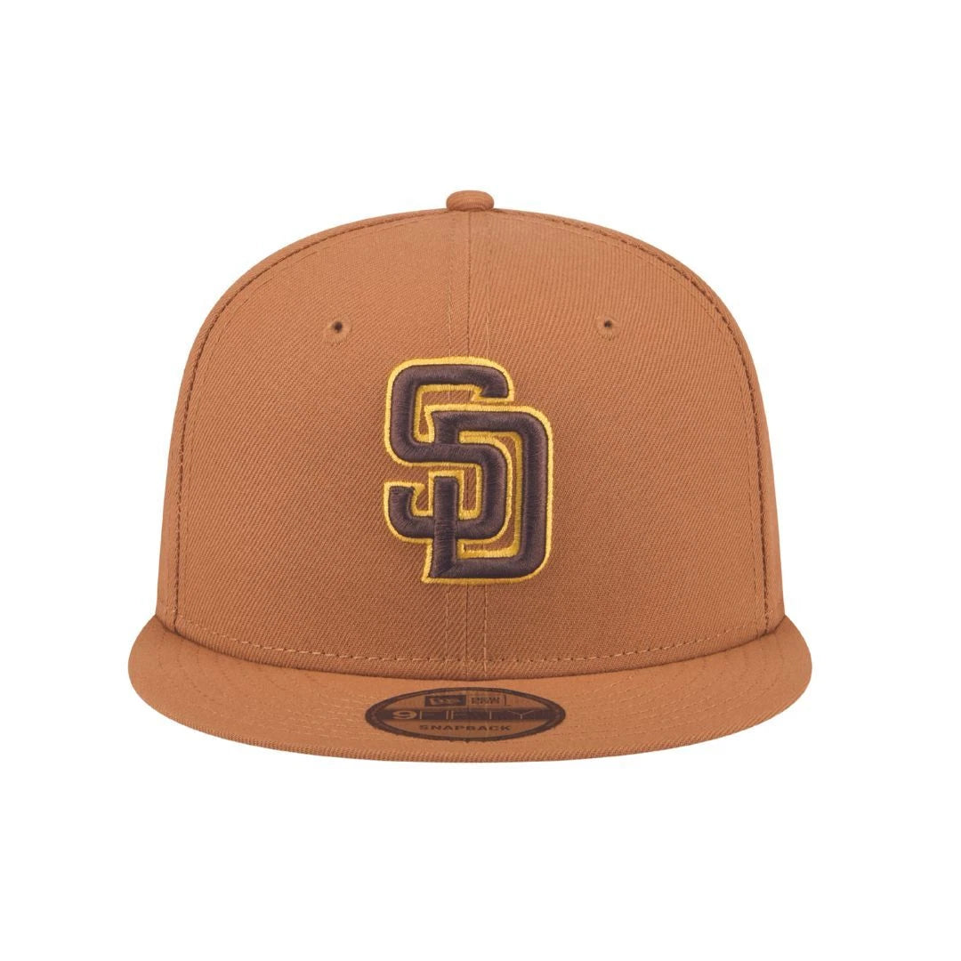 New Era San Diego Padres Color Pack 9FIFTY Snapback Hat-Light Bronze