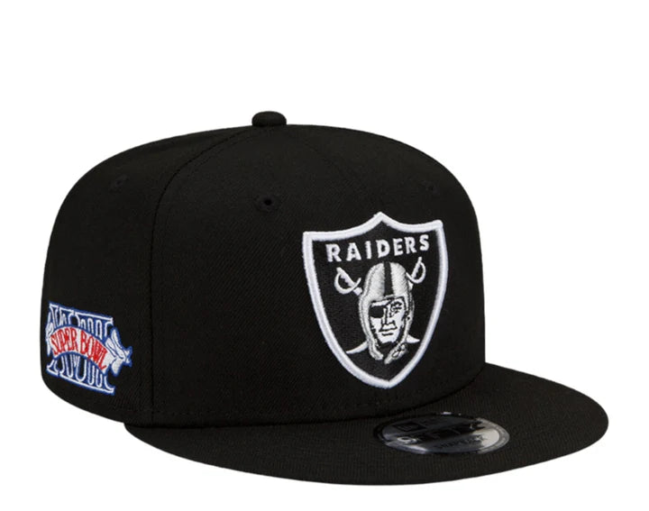 New Era Las Vegas Raiders Super Bowl XVIII Patch 9FIFTY Snapback - Black