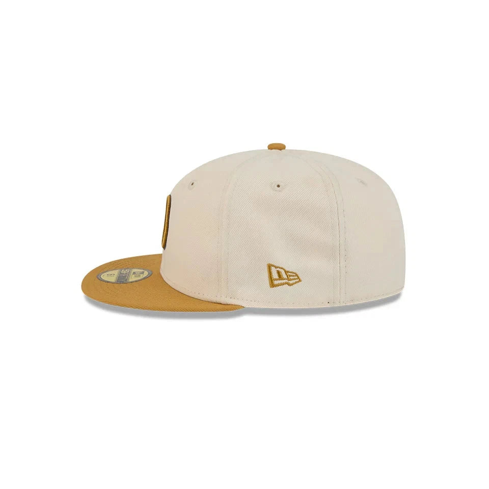 New Era San Diego Padres 2-Tone Color Pack 59FIFTY Fitted Hat-Light Beige/Khaki