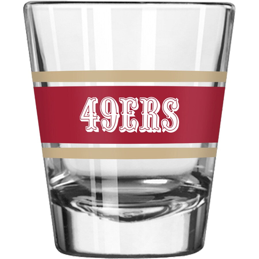 Logo Brands San Francisco 49ers 2oz Stripe Shot Glass
