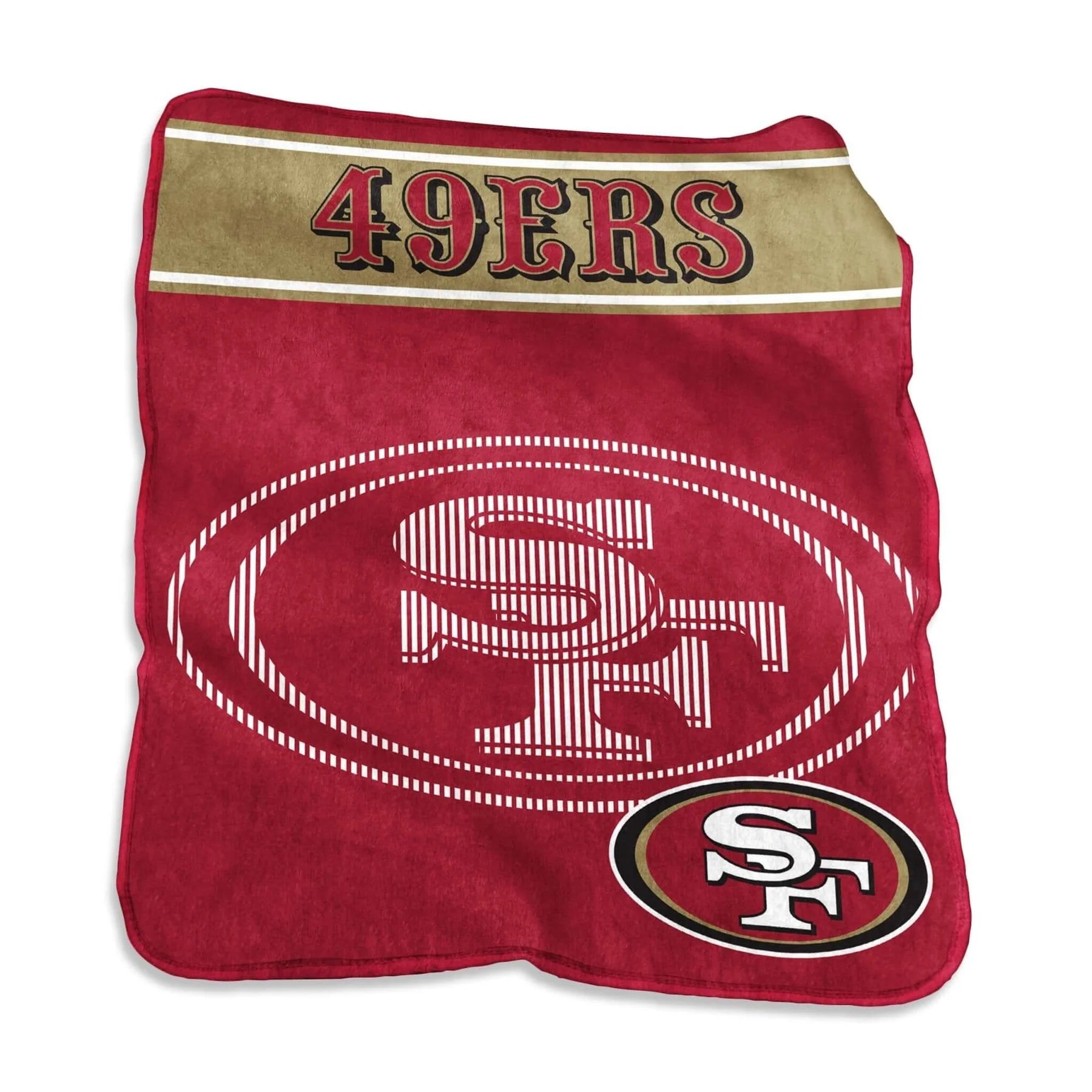 Logo brands San Francisco 49ers Raschel Throw 60x80