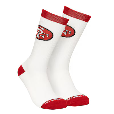 Mitchell and Ness San Francisco 49ers Touchback Crew Socks
