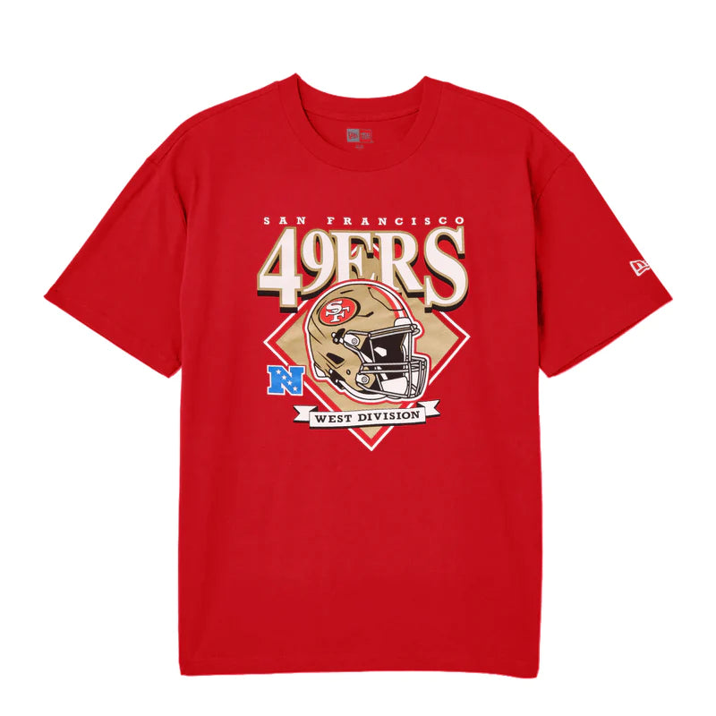 New Era Men's San Francisco 49ers T-Shirt-Red