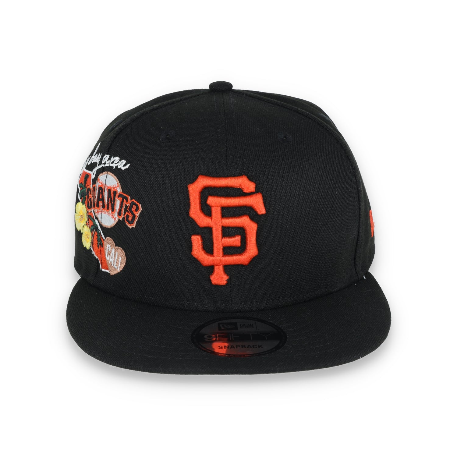 New Era San Francisco Giants Icon E1 9Fifty Snapback Hat-Black