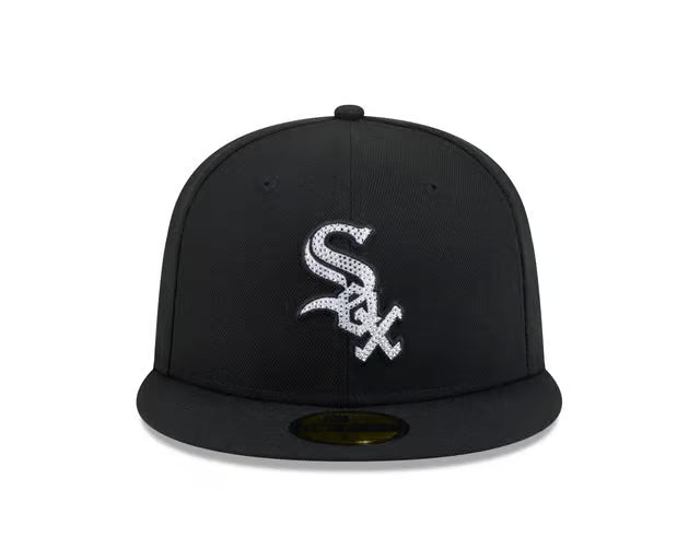 New Era Chicago White Sox Rhinestone 59FIFTY Fitted Hat - Black