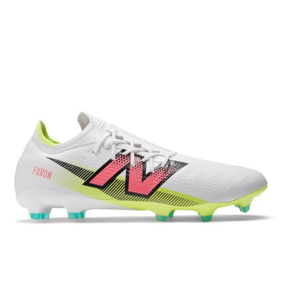 New Balance Furon Pro V7 + FG-White/Hi-Lite Neon Pink